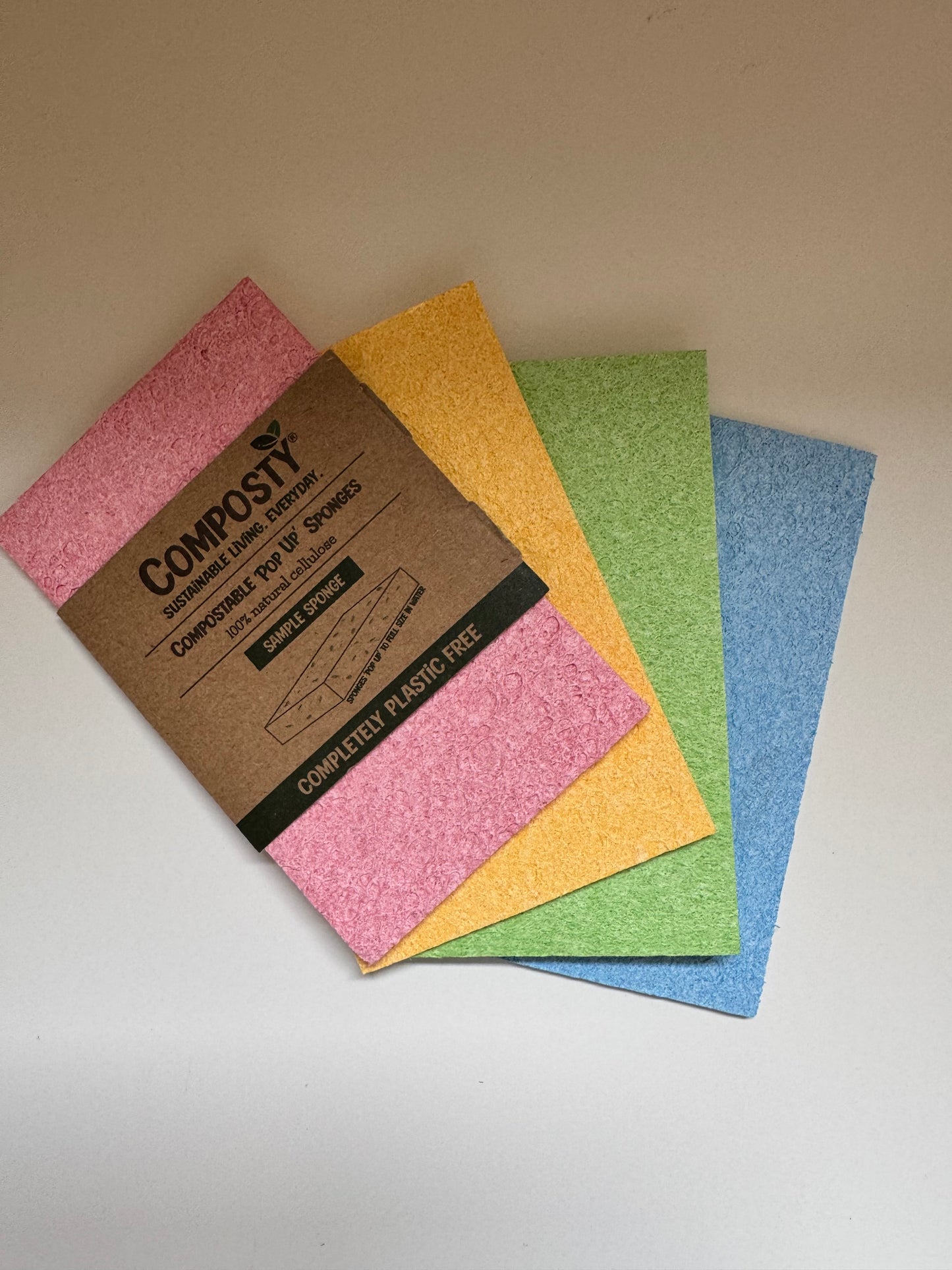 Composty Magic 'Pop-up' compressed sponge