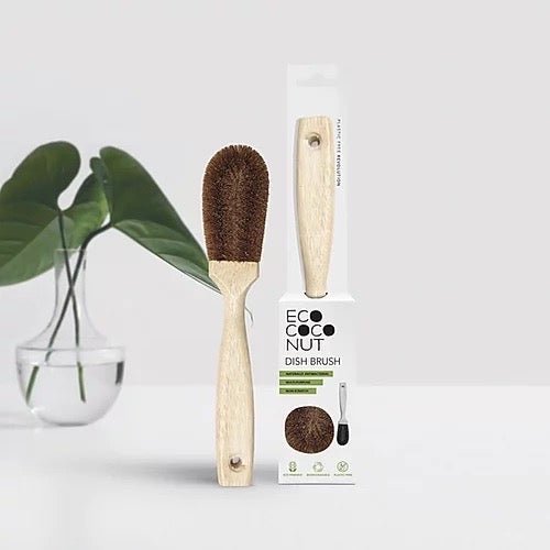 
            
                Load image into Gallery viewer, Ecococonut Dish Brush - Mix Clean Green
            
        