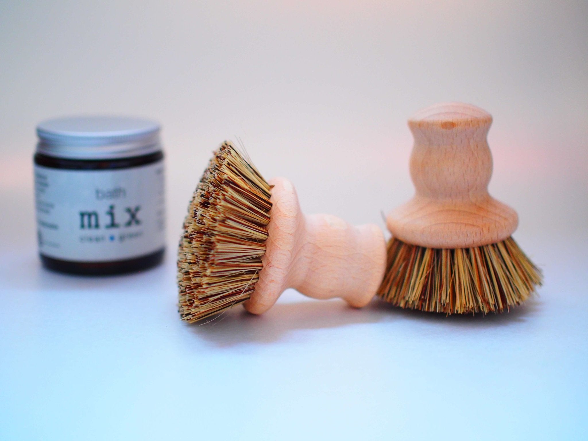 Ecoliving Wooden Dish Brush | Long Handle