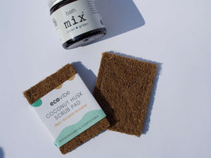 Non-scratch Coconut scrub pad - Mix Clean Green